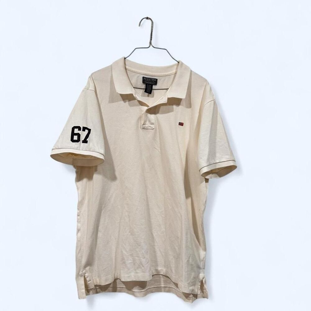 Polo-ralph-lauren Men's Cream and White Polo-shirts